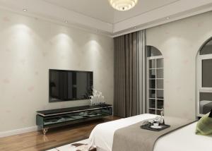 China Bedroom Wall Paper / Rustic Floral Wallpaper With PVC Materials , 1.5kg Weight wholesale