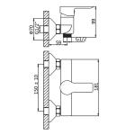 5 Years Warranty EN817 Standard Bath Shower Mixer Faucet