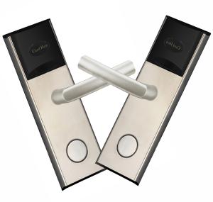 China High Security Electronic Card Door Lock For Hotel Entrance 62.5mm Center Distance wholesale
