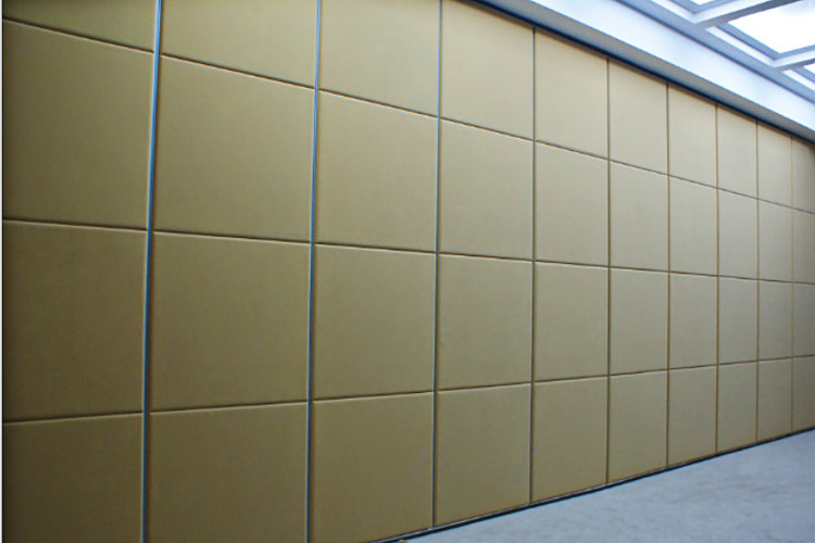 Movable Demountable Sliding Partition Walls 85MM Thickness PU Leather Surface
