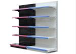 Wall Mounted Supermarket Display Shelving Single Sided Gondola Shelving