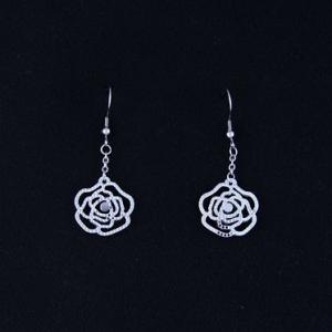 China Fashion High Quality Ladies Women Girls Stainless Steel Earrings LEF05 wholesale