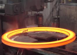 China Bright Surface Hot Forged St52 Q235 16Mn Steel Ring wholesale
