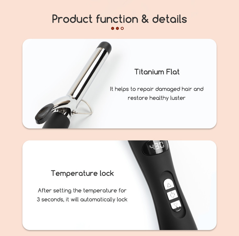 Ceramic Infrared Technology Hair Curling Irons Professional Personal Care