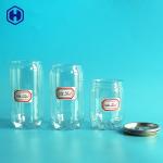 Durable PET Plastic Soda Cans Food Safe Plastic Cylinder Container