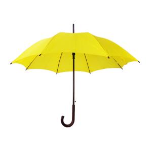 China Wooden Handle Auto Open Windproof Straight Umbrella With Fiberglass Shaft wholesale