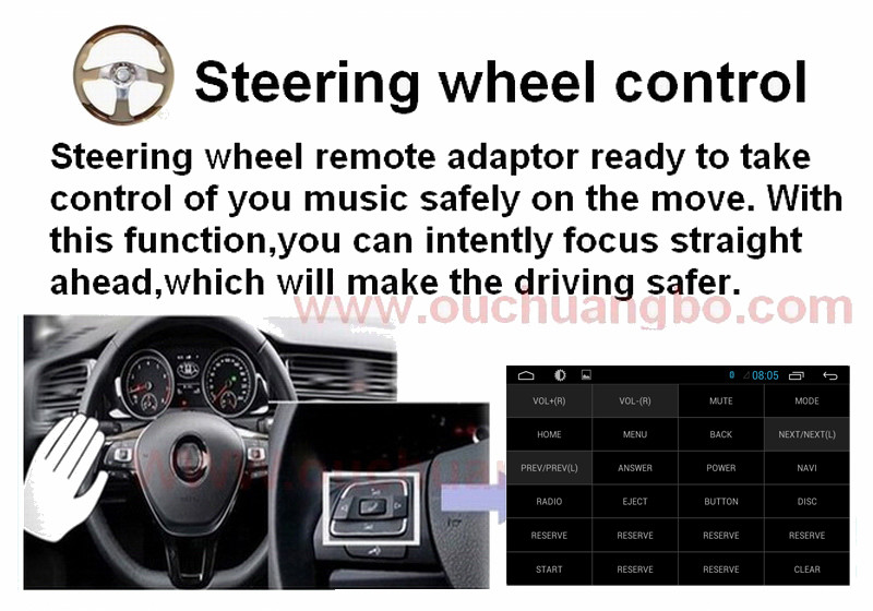 Ouchuangbo 14 inch digital screen dvd for Buick Excelle 2009-2014 with radio dual zone reverse camera androi 6.0 system