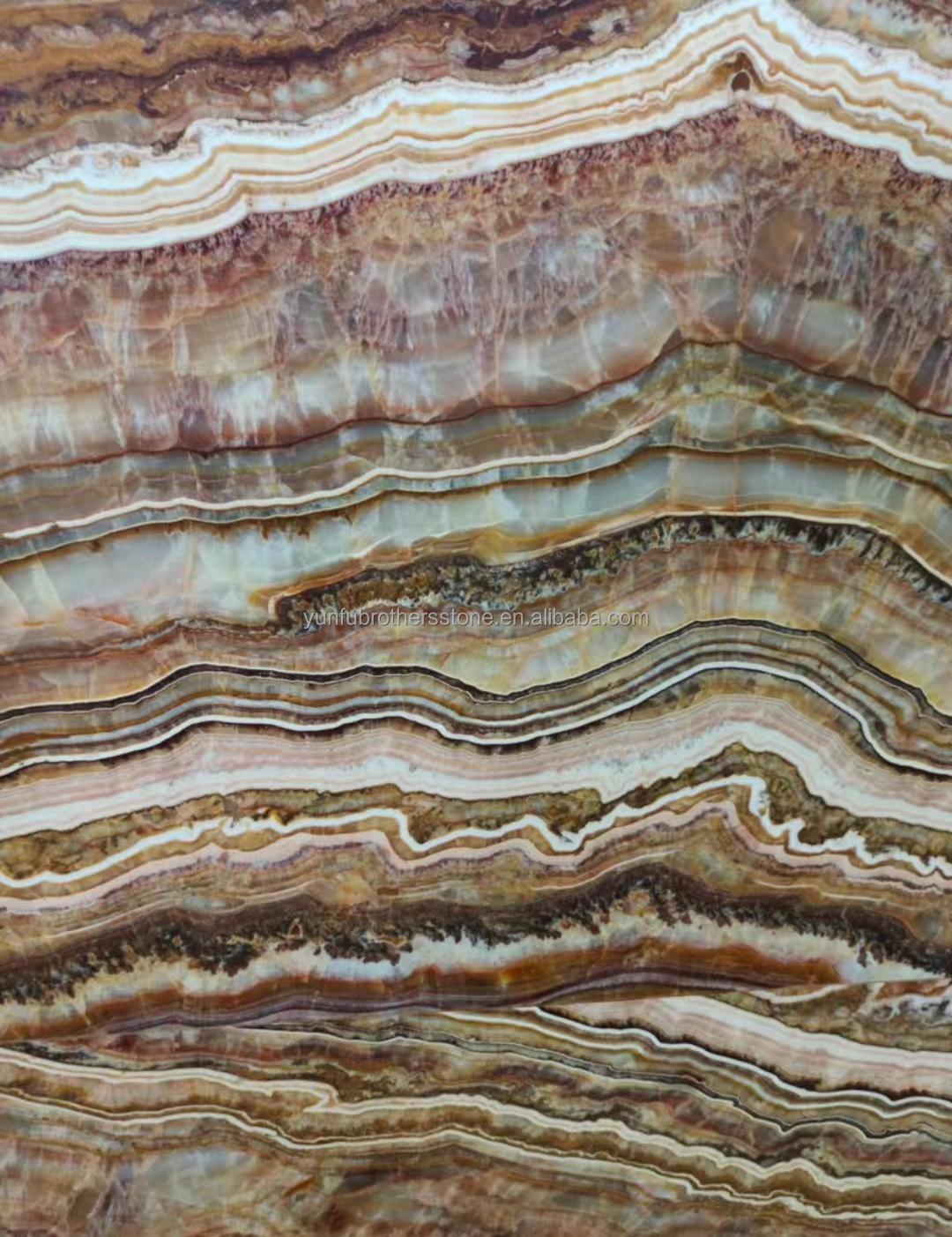 Polished Black Sea Onyx Marble Translucent Texture for Interior Wall Panel Decoration