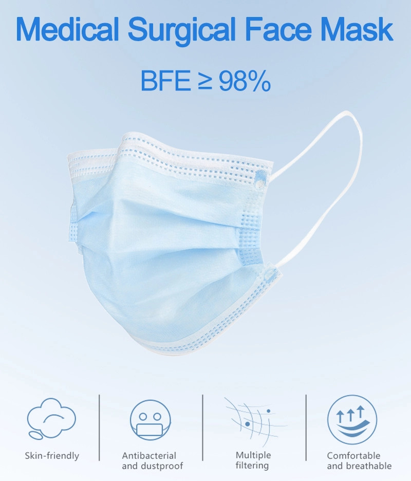 Anti Dust 3ply Medical Surgical Disposable Face Mask