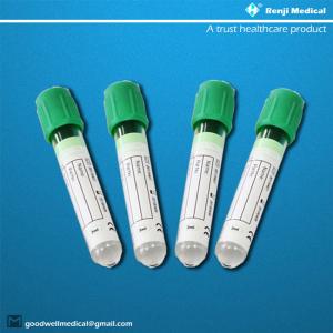 China Vacuum Sodium Heparin Blood Tube 13x100mm for plasma separation wholesale