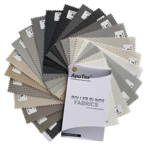 China White Gray Beige 97% Anti UV Fiberglass Sunscreen Fabric 200cm 250cm 300cm wholesale