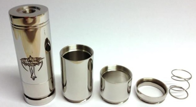 Mechanical Stainless and Brass Nemesis Mod Clone with Silver Pins