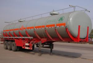 China Road Truck Fuel Tanks , Semi Water Tank Truck For Liquid Transportation wholesale