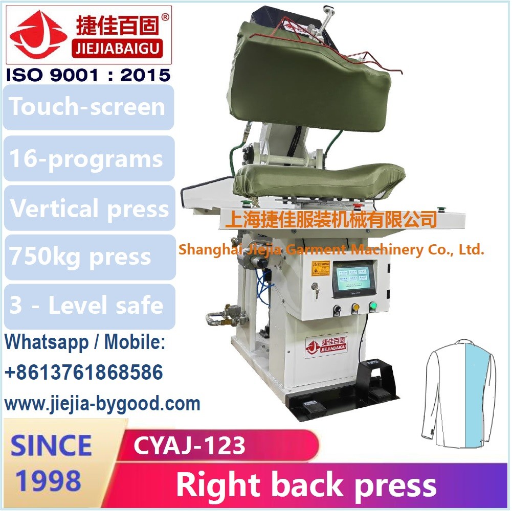 Touch Screen PLC Control pocket flap double head vertical press machine