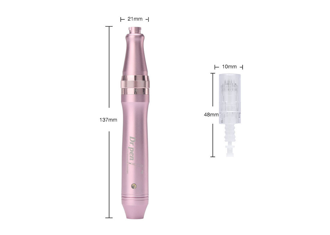Pink Dr. Pen Electric Auto Derma Pen Micro Needle Stamp Skin Roller Machine