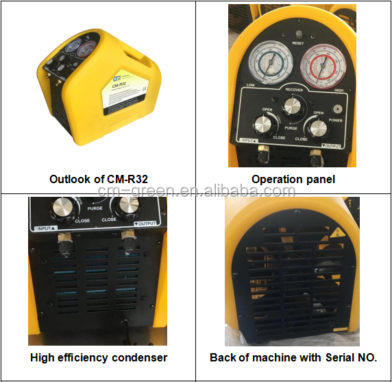 Low Pressure Chiller Service Refrigerant Recovery Machine R123 R245fa Refrigerant Recharge Machine