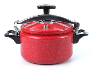 China Red Sanded Interior 3.6mm 11L Aluminium Pressure Cooker wholesale