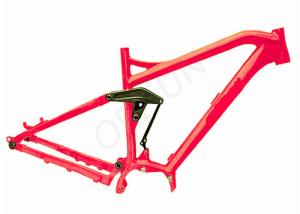 China Electric Full Suspension Mtb Frame , 29er Mtb Bike Frames Mid - Drive Motor wholesale