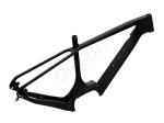 Mid - Drive Freestyle Mens Bike Frame Black Color Full Carbon Material