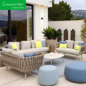 China Modern Outdoor Furniture for Your Patio Sun Terrace Rattan Garden Sofa Combination wholesale