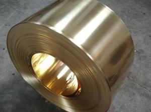 China Zippers C26000 Copper Sheet Metal , Bronze Metal Strips Thickness 0.05-3.0mm wholesale