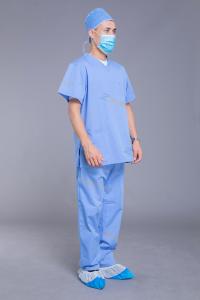 China Reusable Anti Fray 65% Poly 35% Cotton Scrub Suits wholesale