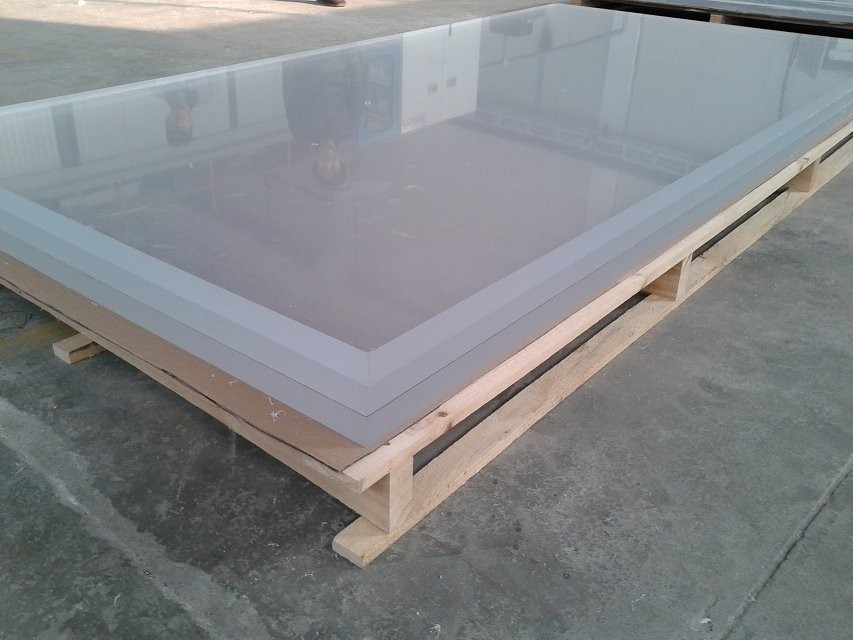 100% Pure Virgin Material 110mm Clear Acrylic Sheet For Public Aquarium Wall
