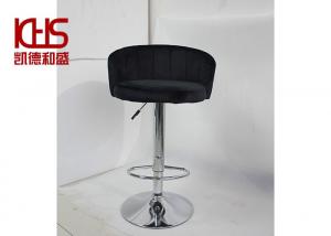 China 160mm Adjustable Counter Height Bar Stools Black Leather Upholstery Bar Stools wholesale