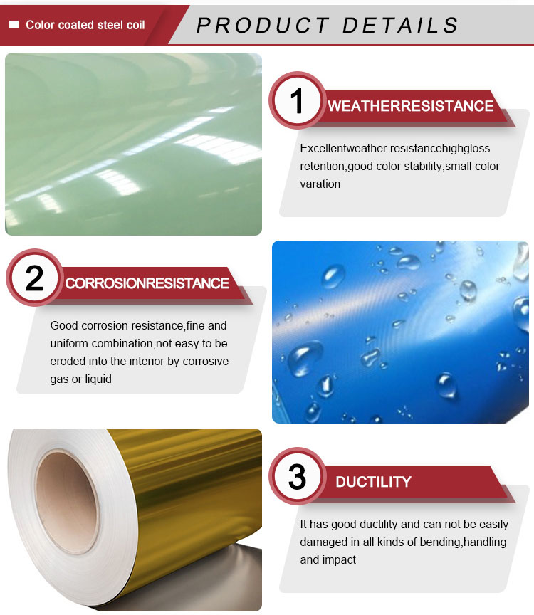 Hot Dipped Galvanized Steel Coils Prime Prepainted HDGL HDGI Ppgi Coated Coil Cold Rolled