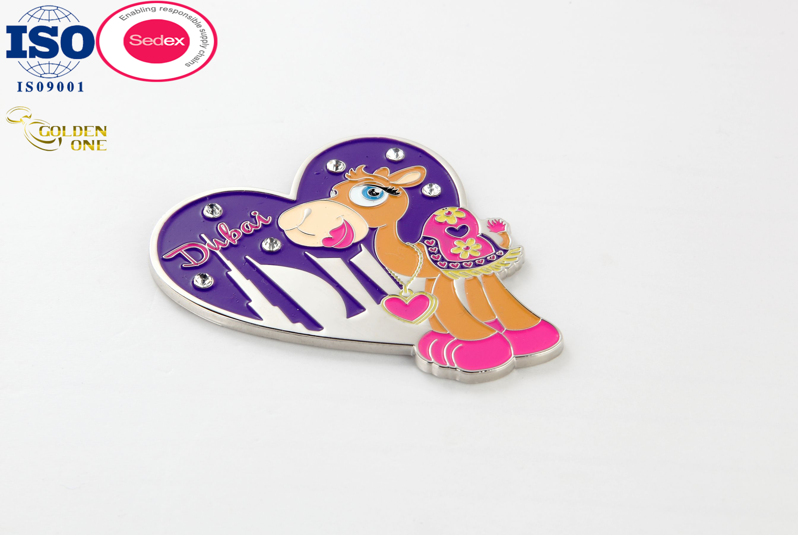 Animal Cartoon Fridge Magnets Soft Hard Enamel 2D Cute Truck Car Camel Souvenir