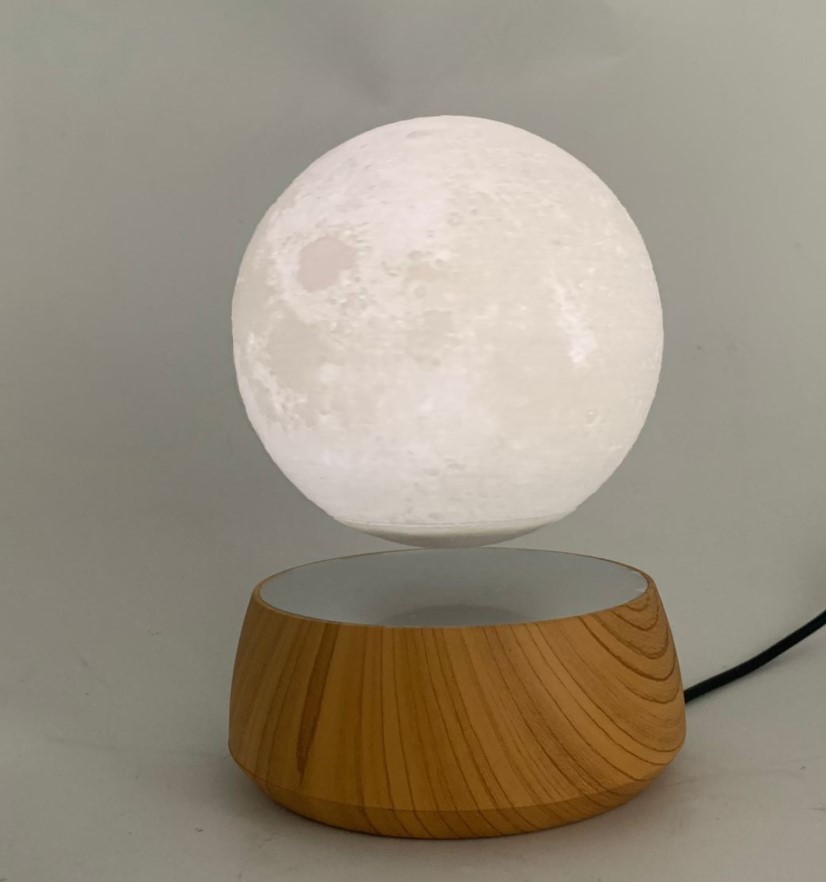 new factory sale magnetic levitation floating 5inch moon lamp light for decor