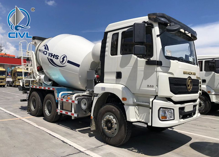 SHACMAN Truck Chassis Concrete Mixer Vehicle 6x4 8m3 8cbm 8000L New Concrete Mixer Truck 340HP Engine Man Axle