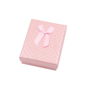 China Pink Custom Logo Cute Jewelry Packaging Paper With PU Cover wholesale