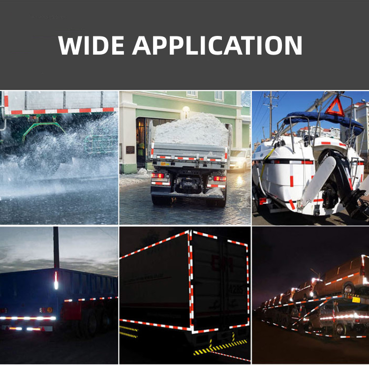 High Visibility Reflective Tape Red and White DOT-C2 For Vehicles For Truck Reflective Tape