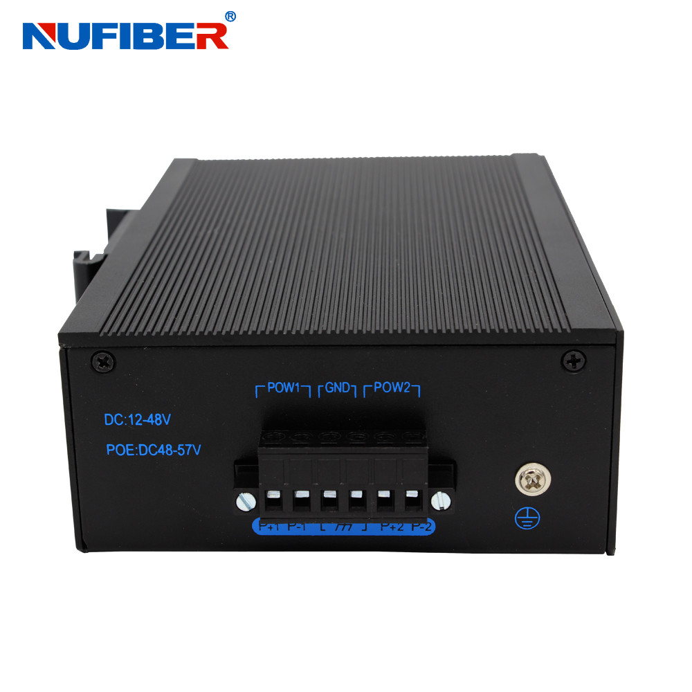 1000MBase-T UTP Unmanaged Industrial Switch 8 Port For IP Cameras