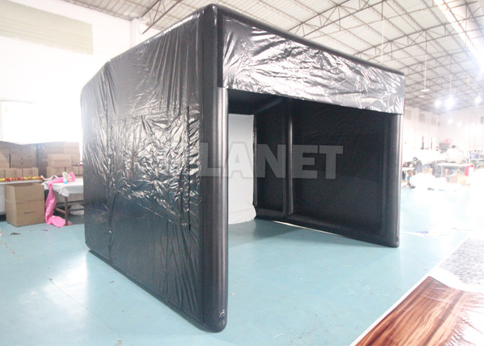 Air Sealed Inflatable Golf Training Simulator Cage Tent With Movie Screen