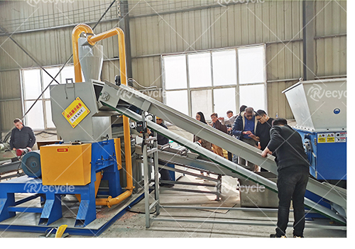 Automatic Scrap Cable Recycling Machine 28KW-95KW Waste Cable Recycling Machine