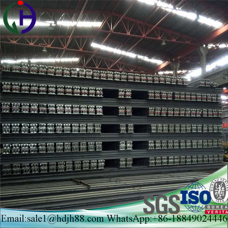 Industrial Railway Track Material Steel , Rail Height 140mm Railway Track Metal