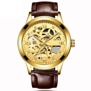 China Transparent Diamond Alloy Quartz Wrist Watch Mechanical 100g Weight wholesale