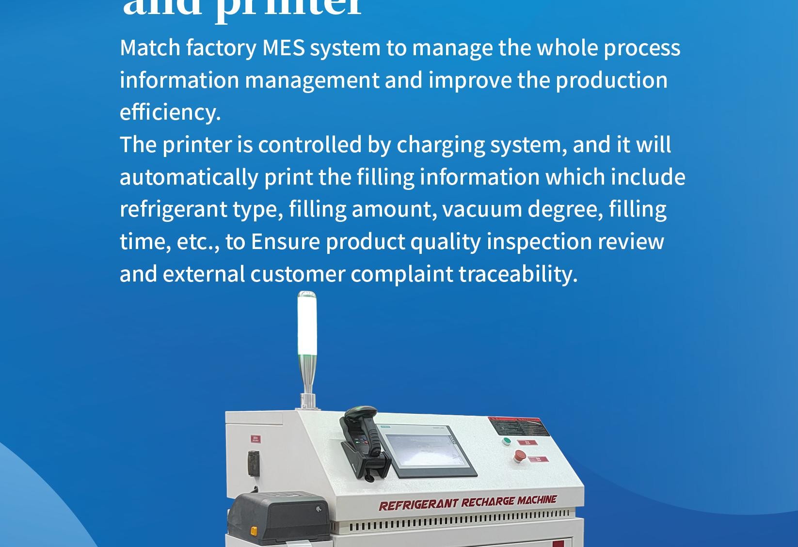 Hydrocarbon R290 R600a Refrigerant Recovery Charging Machine Vapor Recovery Unit Ac Gas Charging Station