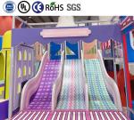 Fully Functional Indoor Kids Amusement Park Pink Themed Playground
