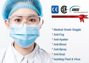China ANSI CSA Medical Anti Foggy Goggle With Breather Valve Shield Eye Ophthalmic wholesale