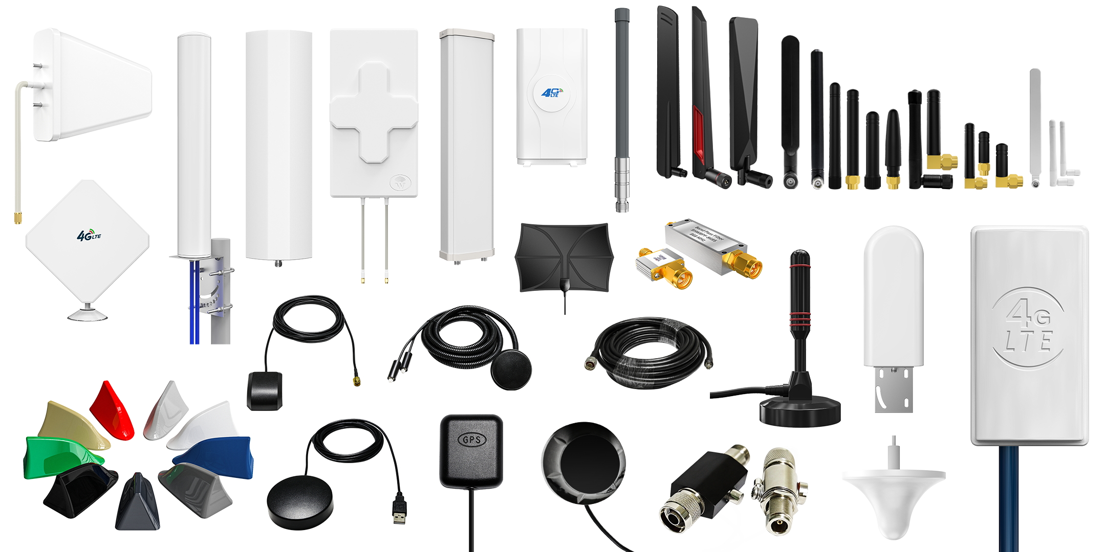 ABS Packing Design Free Logo Printing Great Coupons Fast Shipping 2.4GHz 5GHz Antenna