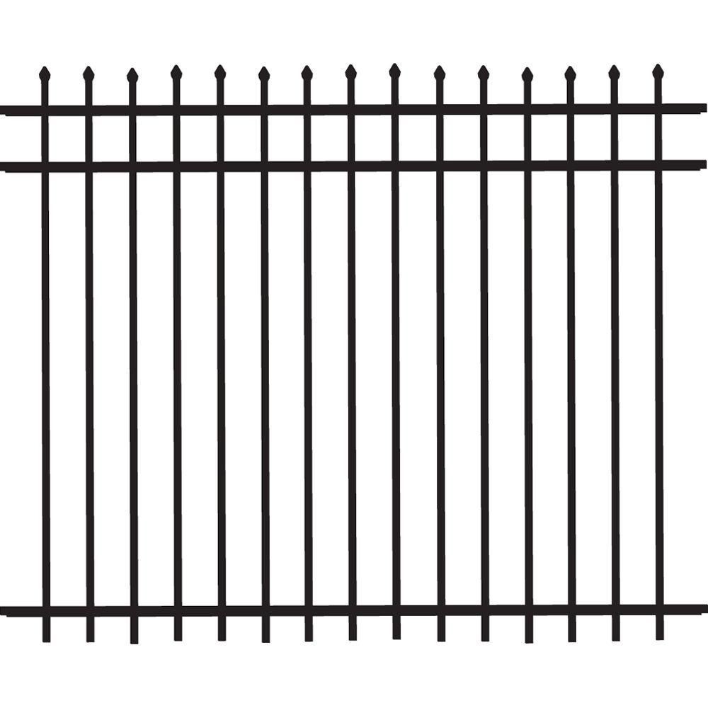 Heavy Duty 8 Ft Wrought Iron Fence Panels Home Garden