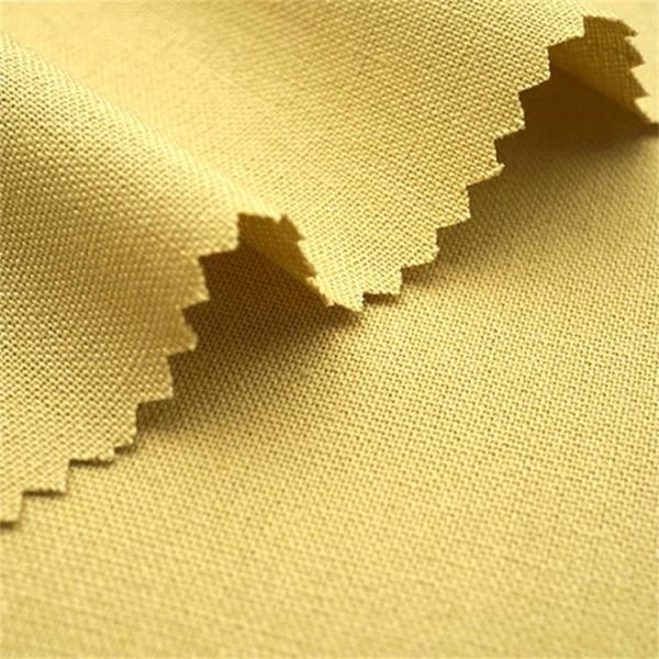Soft Plain Dyed Blend Woven 30% Linen 70% Cotton Fabric for Garment Dress Cloth Home Textile