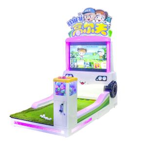 China Booths Mini Golf Coin Operated Amusement Machines , Children Commercial Arcade Machines wholesale