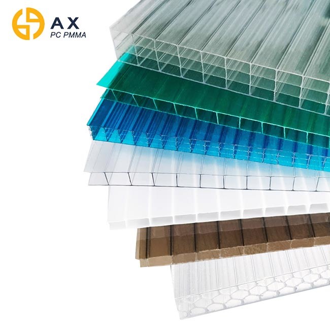 Brown Wear Resistance Multiwall Polycarbonate Sheet