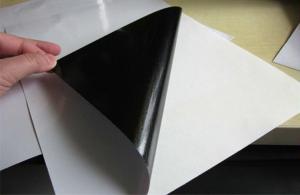 China Black Adhesive Glossy Waterproof Printable Vinyl Roll Removable Monomeric wholesale