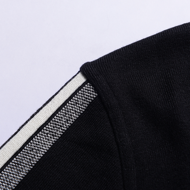 Wool Mens Warm Winter Sweaters / Crew Neck Sweater For Business Casual