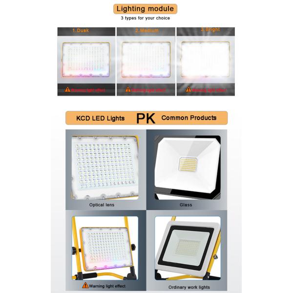 Wireless IP65 Waterproof Clamp 18V Foldable Led Work Light